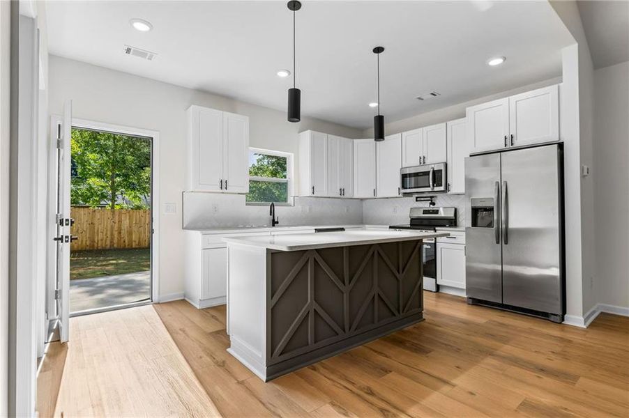 Furnished interior view inside a new home in , Newnan (Image 13).