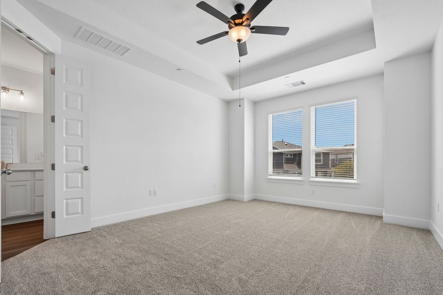 Representative unfurnished interior of a home built from the Lavaca by Pacesetter Homes in Center 45, Round Rock (Image 45).