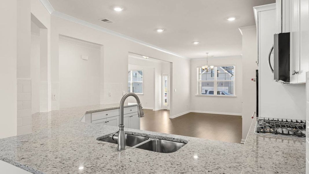 Furnished interior view inside a new home in The Gates at Pates Creek, Hampton (Image 4).