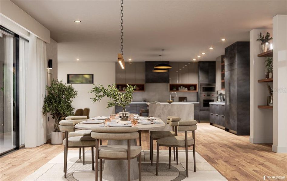 Furnished interior view inside a new home in , Sarasota (Image 15).