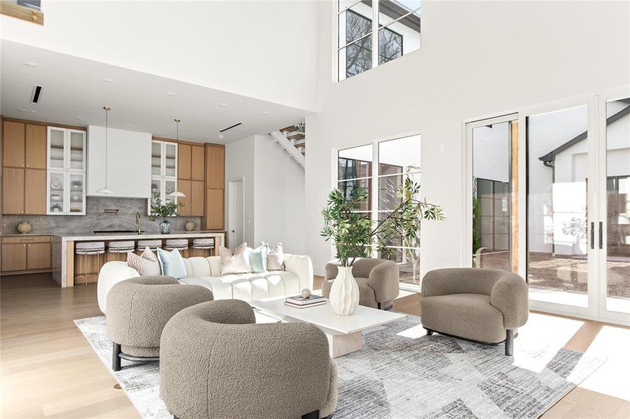 Furnished interior view inside a new home in , Dallas (Image 33). Furnished interior view inside a new home in , Dallas (Image 33).