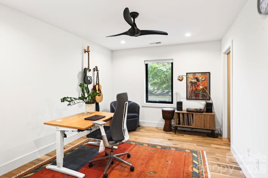 Fourth Bedroom Perfect as an Office or Exercise Space