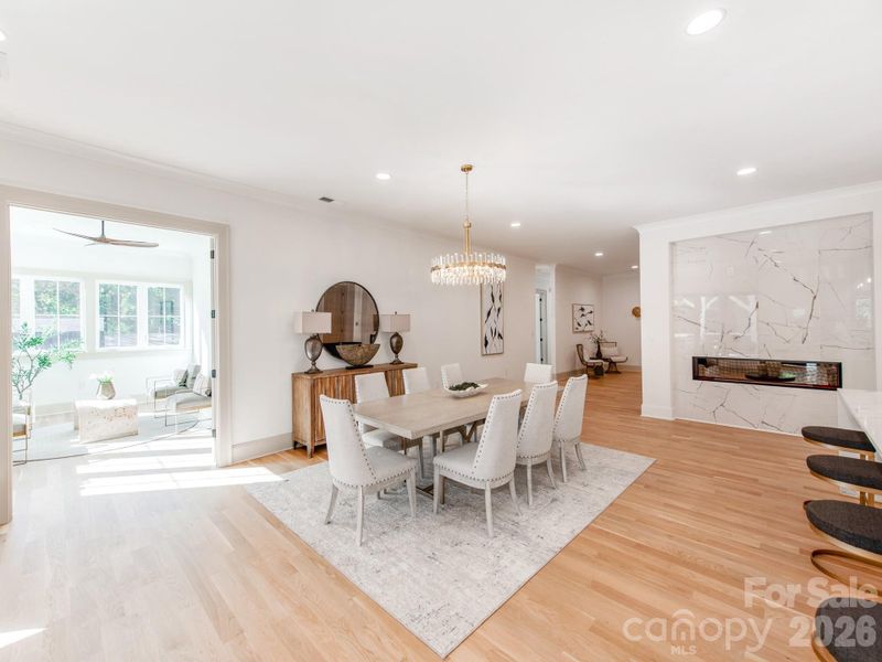 Furnished interior view inside a new home in , Charlotte (Image 13).