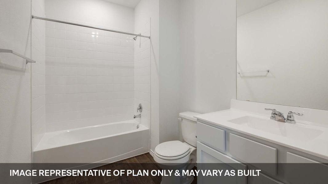 Furnished interior view inside a new home in Wayside, Uhland (Image 6).