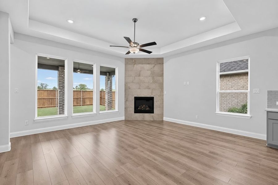 Spacious, unfurnished interior of a new home in South Oak, Lakewood Village (Image 13).