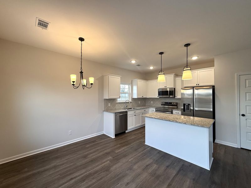 Furnished interior view inside a new home in The Village at Sassafras, Allenhurst (Image 6). Furnished interior view inside a new home in The Village at Sassafras, Allenhurst (Image 6).