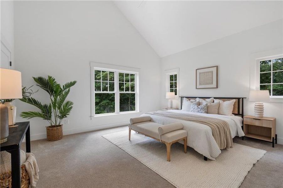 Furnished interior view inside a new home in , Atlanta (Image 7).