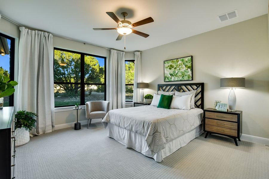 Representative furnished interior of a home built from the Madera II by Giddens Homes in Scofield Farms Estates, Georgetown (Image 19).