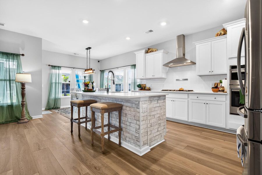 Furnished interior view inside a new home in Horizons at Summers Corner | 55+, Summerville (Image 44).