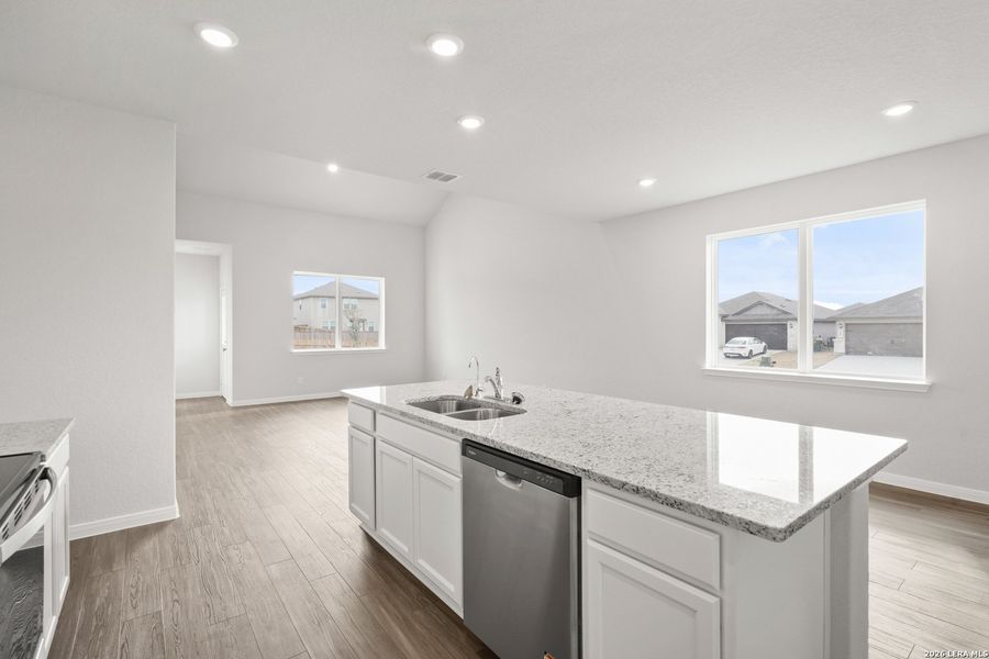 Furnished interior view inside a new home in Abbott Place, St. Hedwig (Image 8).