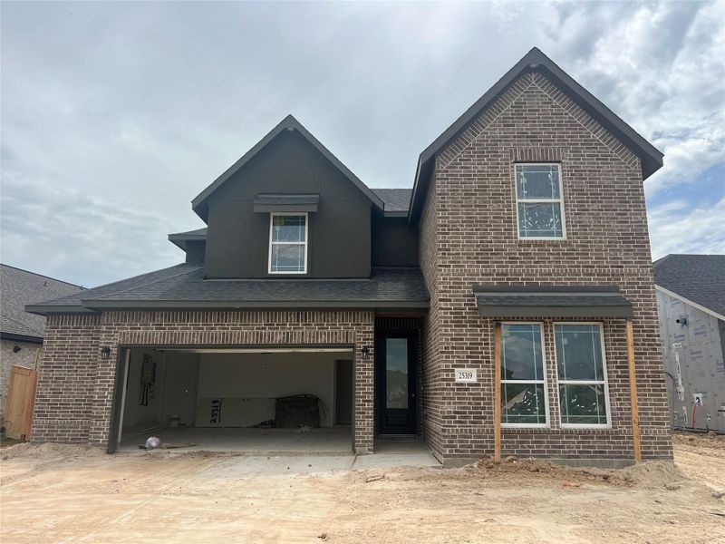 In-progress construction of a new home in Elyson 45' & 70', Katy, TX (Image 12).