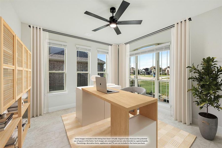 Furnished interior view inside a new home in Abe's Landing, Granbury (Image 12). Furnished interior view inside a new home in Abe's Landing, Granbury (Image 12).