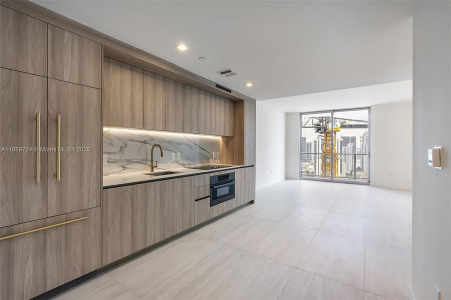 Furnished interior view inside a new home in , Miami (Image 9).