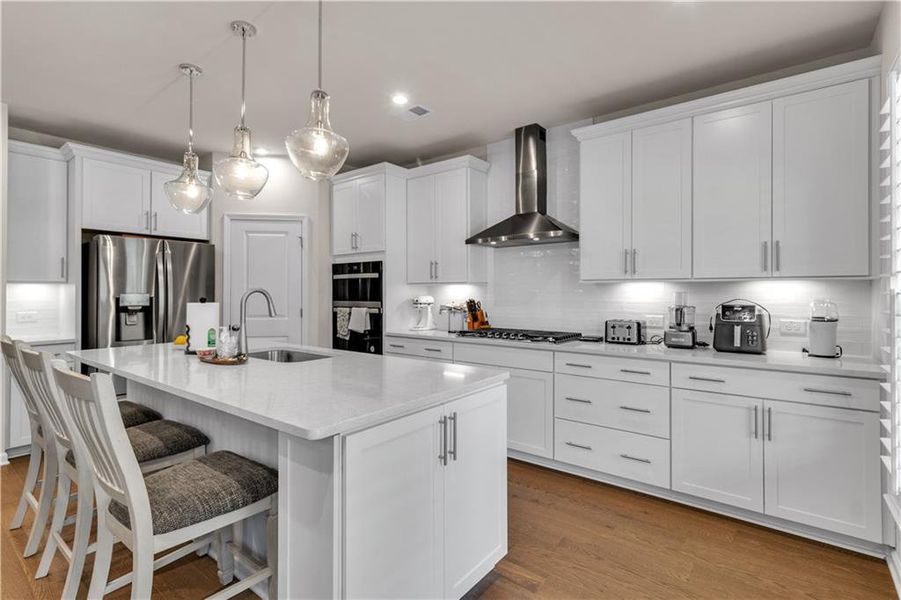 Furnished interior view inside a new home in , Powder Springs (Image 11). Furnished interior view inside a new home in , Powder Springs (Image 11).