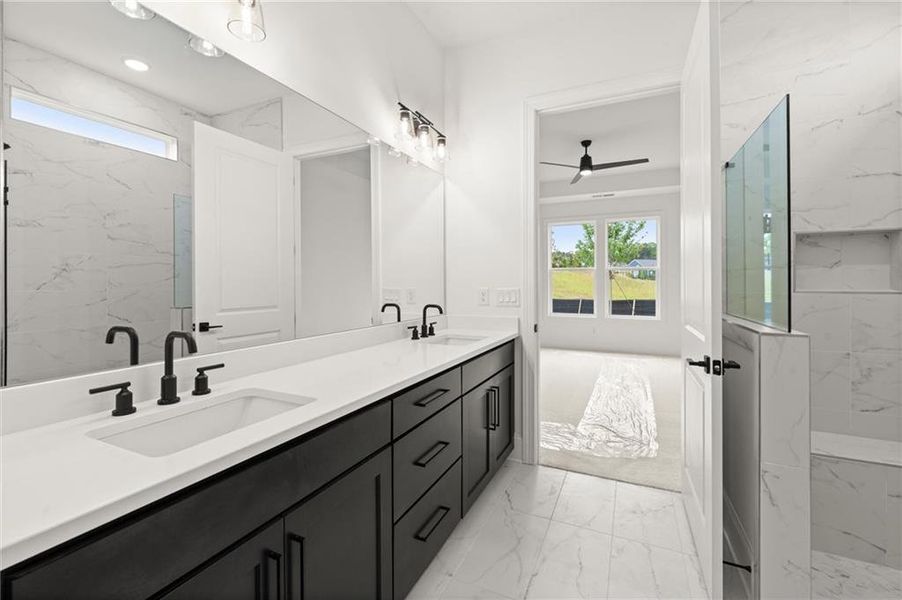 Furnished interior view inside a new home in The Reserve at Bells Ferry, Kennesaw (Image 14).