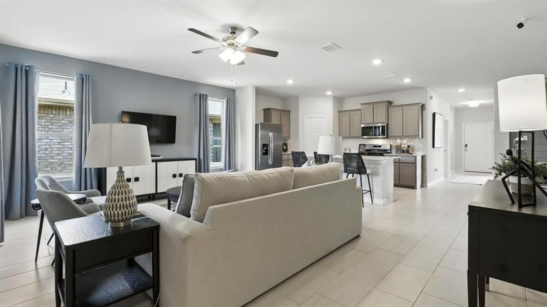 Furnished interior view inside a new home in The Canyons, Keene (Image 9). Furnished interior view inside a new home in The Canyons, Keene (Image 9).