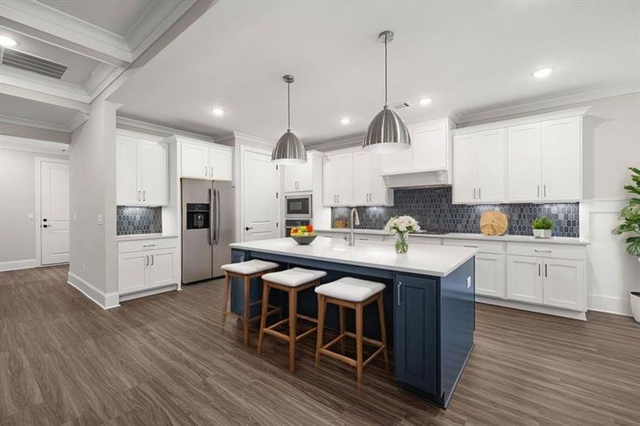 Furnished interior view inside a new home in , Cumming (Image 5).