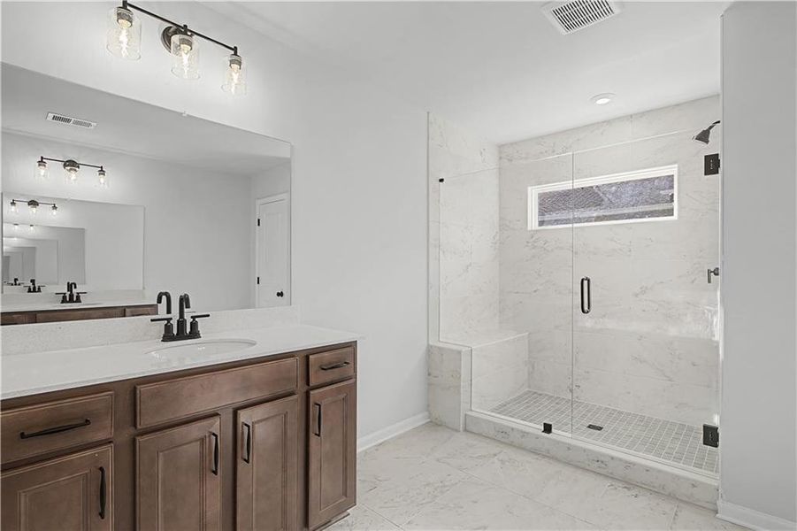 Furnished interior view inside a new home in Adler Springs, Powder Springs (Image 5).