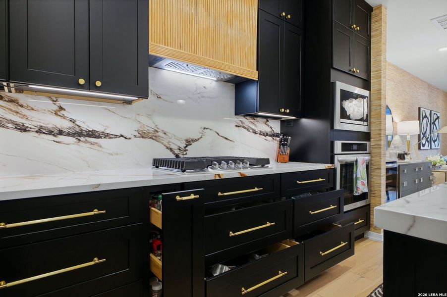 Furnished interior view inside a new home in Grayson House, San Antonio (Image 37). Furnished interior view inside a new home in Grayson House, San Antonio (Image 37).
