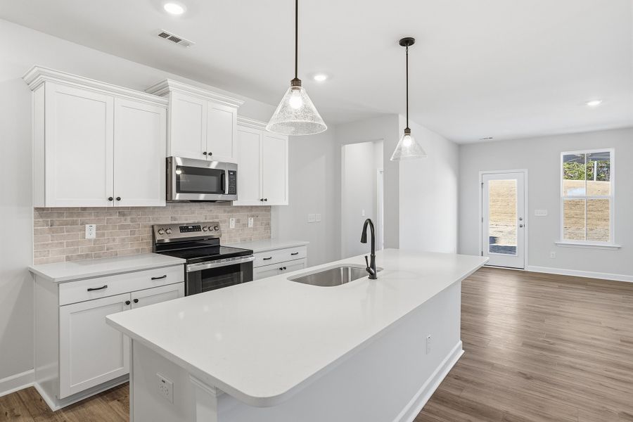 Furnished interior view inside a new home in Renaissance at White Oak, Garner (Image 9).