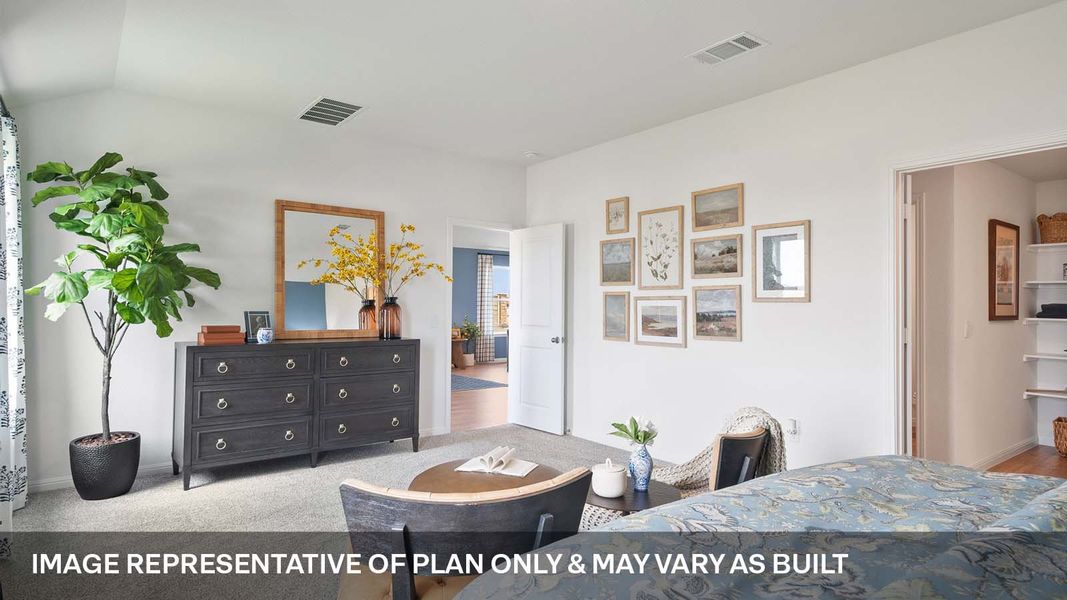 Furnished interior view inside a new home in Monarch Ranch, Manor (Image 29).
