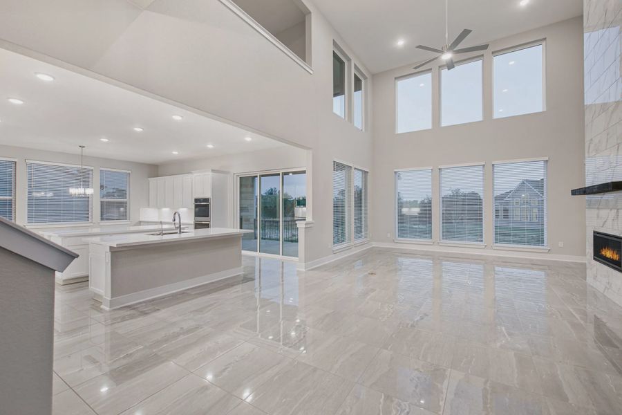 Representative unfurnished interior of a home built from the Rockwell by Chesmar Homes in Potranco Oaks 100's, Castroville (Image 13).