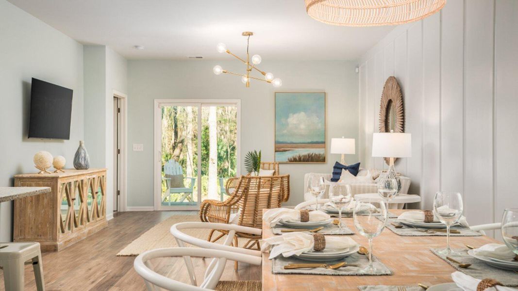 Furnished interior view inside a new home in Cypress Preserve, Moncks Corner (Image 3).