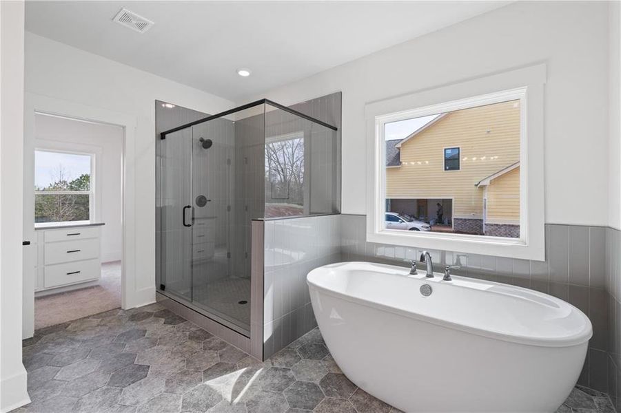 Furnished interior view inside a new home in , Hoschton (Image 17).