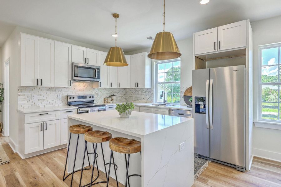 Furnished interior view inside a new home in , Charleston (Image 9).