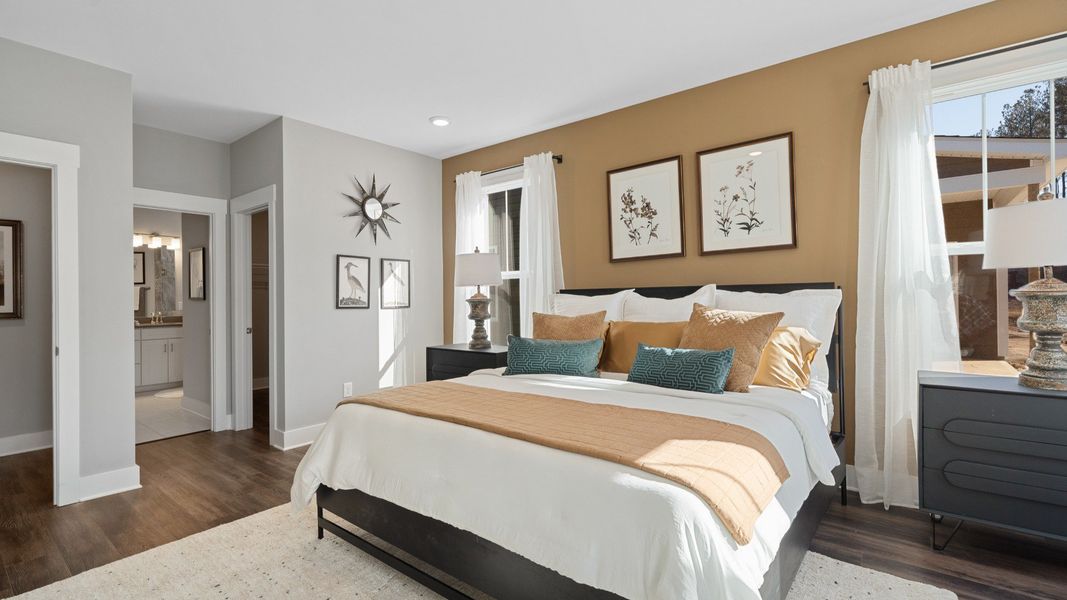 Furnished interior view inside a new home in Walnut Ridge, Inman (Image 12).