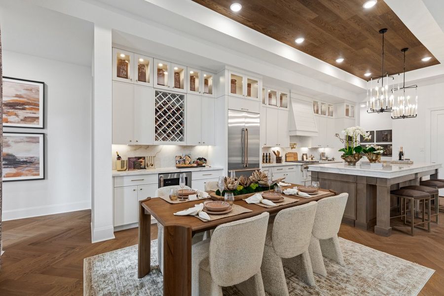 Representative Dining Room - some options shown Representative Dining Room - some options shown