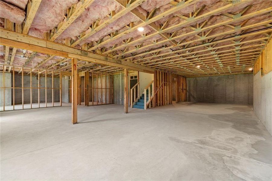 In-progress construction of a new home in , Gainesville, GA (Image 51).