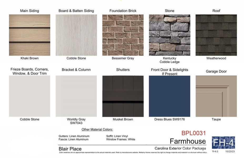Exterior Color Scheme