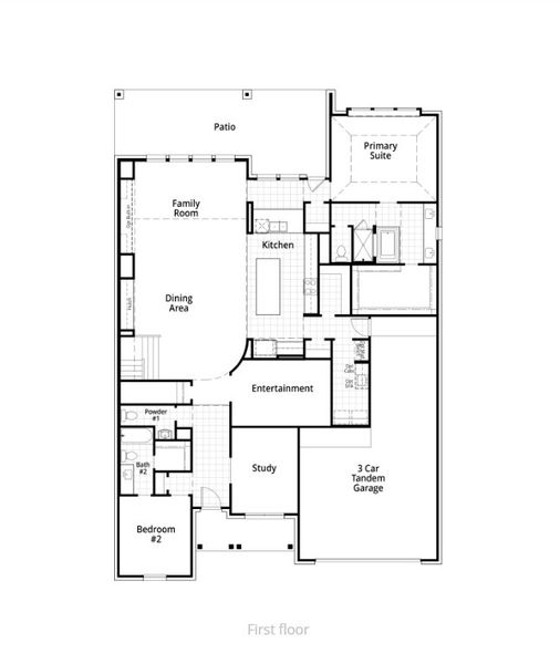 2D floor plan layout for the Stanley Plan by Highland Homes in Goodland: 60ft. lots, Midlothian, TX (Image 6). 2D floor plan layout for the Stanley Plan by Highland Homes in Goodland: 60ft. lots, Midlothian, TX (Image 6).