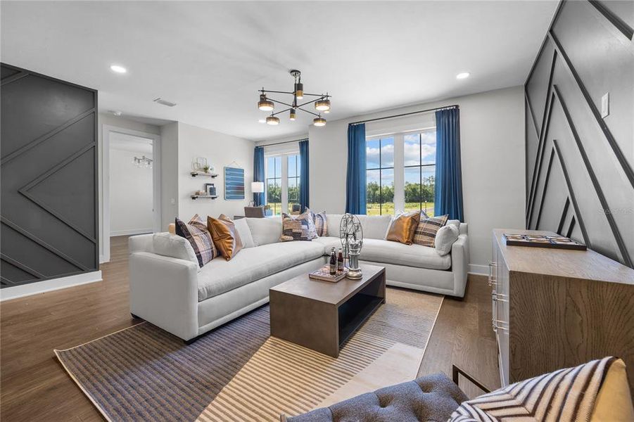 Furnished interior view inside a new home in Laureate Village, Newberry (Image 37). Furnished interior view inside a new home in Laureate Village, Newberry (Image 37).