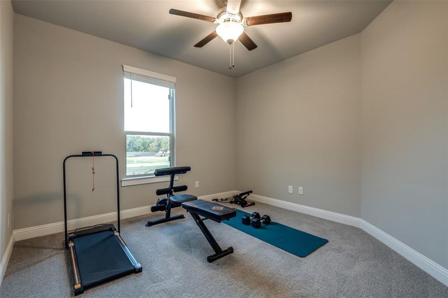 Furnished interior view inside a new home in Lynx Hollow Estates, Forney (Image 31).