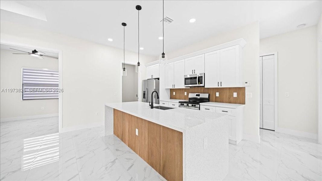 Furnished interior view inside a new home in , Cape Coral (Image 9).