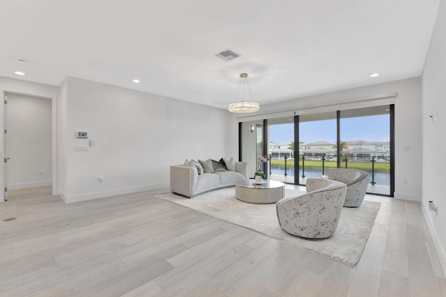 Furnished interior view inside a new home in , Boca Raton (Image 6). Furnished interior view inside a new home in , Boca Raton (Image 6).