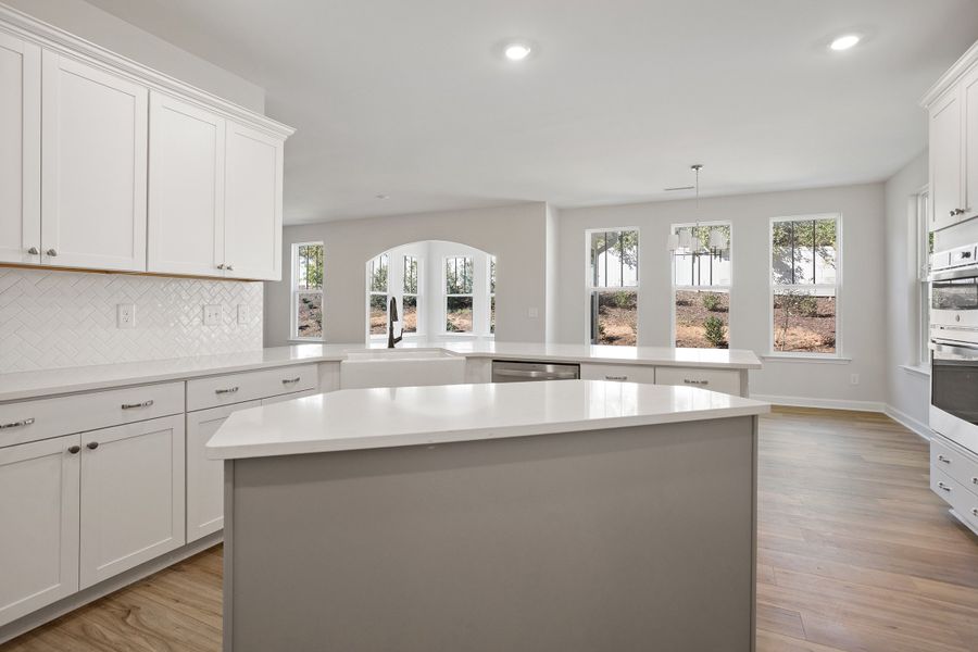 Furnished interior view inside a new home in Georgias Landing, Raleigh (Image 10).