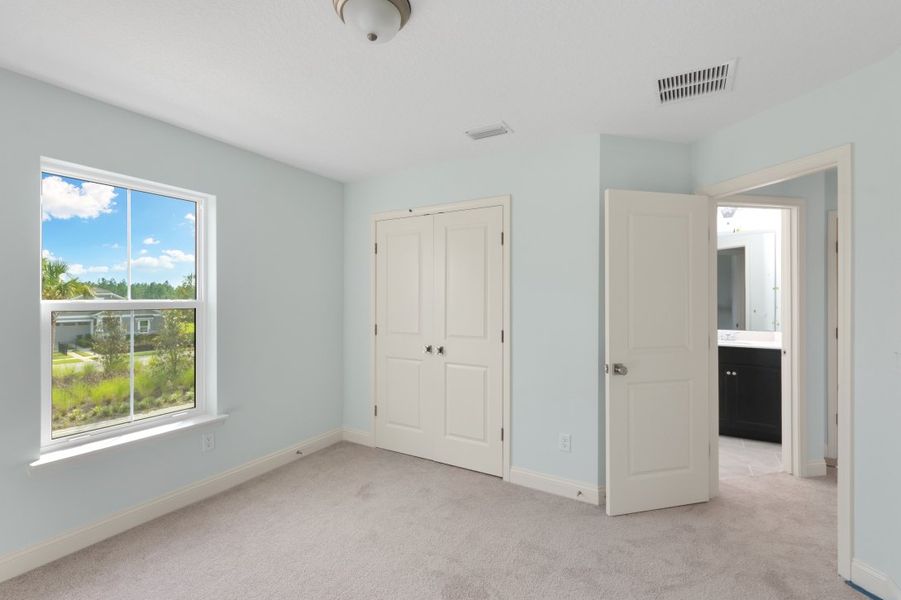 Representative unfurnished interior of a home built from the Sebring by Riverside Homes in Mariposa at EverRange, Jacksonville (Image 25).