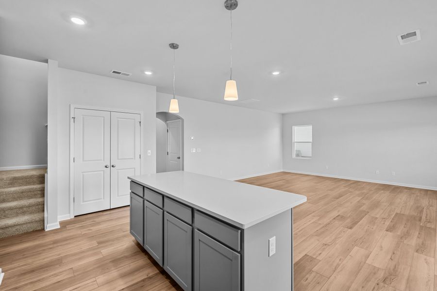 Furnished interior view inside a new home in Bell West, Kernersville (Image 8). Furnished interior view inside a new home in Bell West, Kernersville (Image 8).