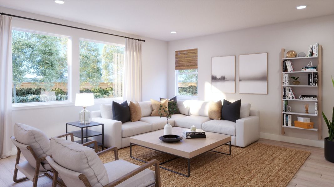 Representative furnished interior of a home built from the Hollow by Trumark Homes in Trumark Homes at Tanterra, Parker (Image 11).