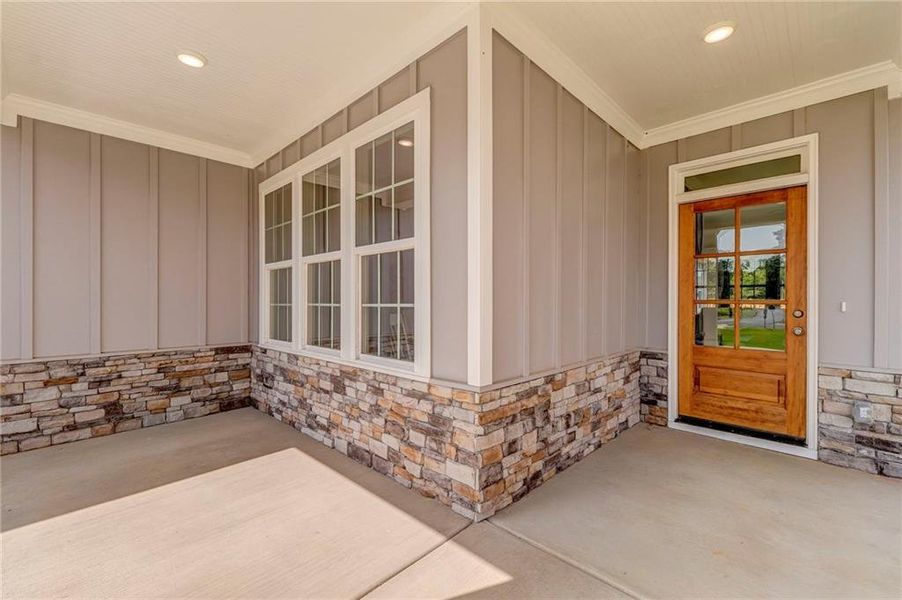 Exterior details and patio area of a home in , Cartersville (Image 3).