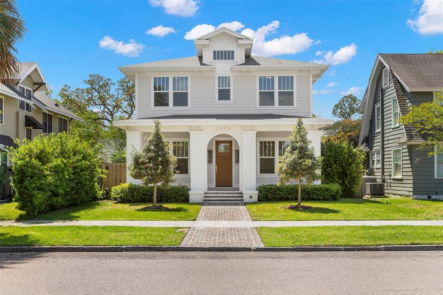 Front exterior of a new home in , St. Petersburg, FL, highlighting curb appeal (Image 26).