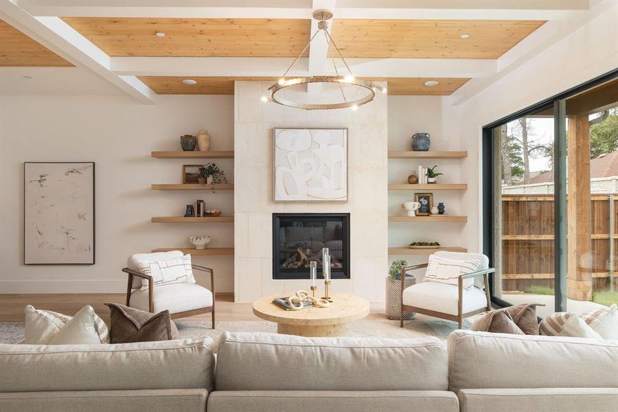 Furnished interior view inside a new home in Dove Station, Grapevine (Image 14).