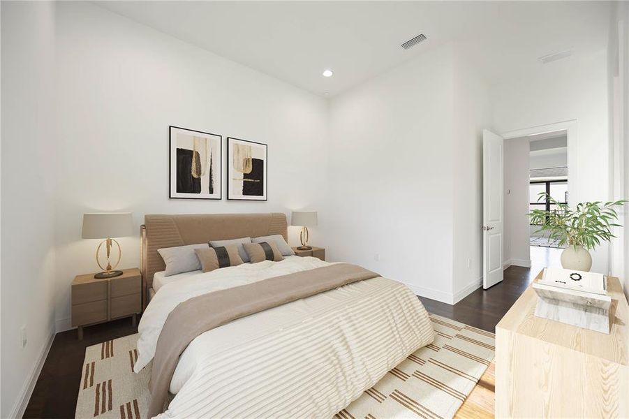 Furnished interior view inside a new home in , Sarasota (Image 29). Furnished interior view inside a new home in , Sarasota (Image 29).