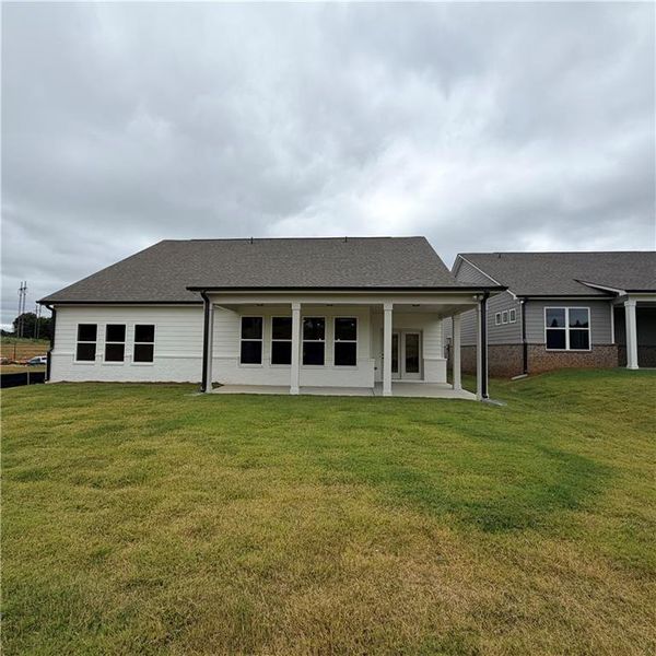 Exterior details and patio area of a home in Fowler Farms, Auburn (Image 19).
