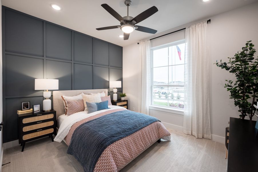 Representative furnished interior of a home built from the Falcon by Tri Pointe Homes in Trillium, Richmond (Image 29).