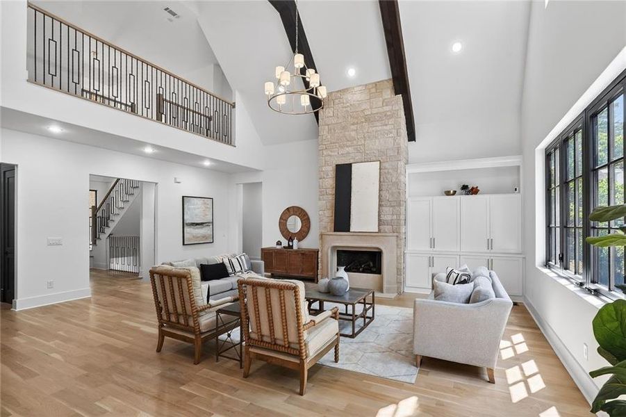 Furnished interior view inside a new home in , Roswell (Image 56).