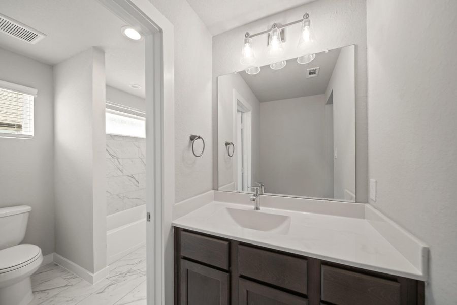 Furnished interior view inside a new home in Morton Creek Ranch, Katy (Image 10). Furnished interior view inside a new home in Morton Creek Ranch, Katy (Image 10).